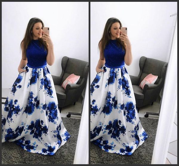

royal blue flora пеане дееве пла паѬии 2019 нове женин поведневне пла без, Black