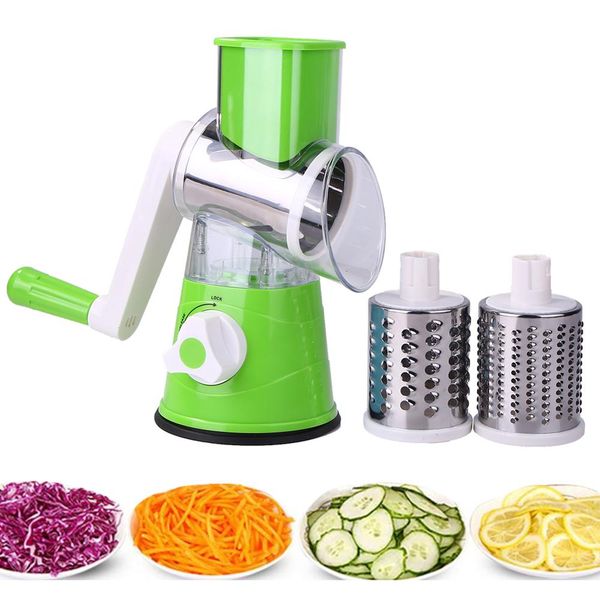 

multifunctional manual vegetable cutter fruit potato round vegetable slicer shredder carrot grater chopper kitchen gadget masher
