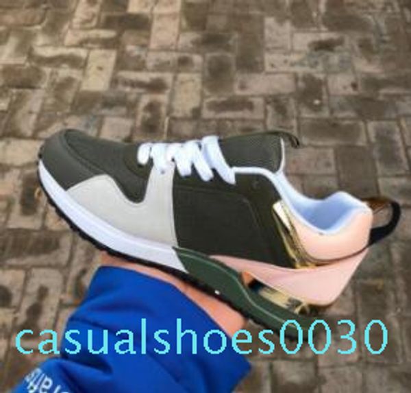 

2019 new luxury leather casual shoes women's designer sports shoes men's shoes leather fashion mixed color large size 36-45 c30, Black