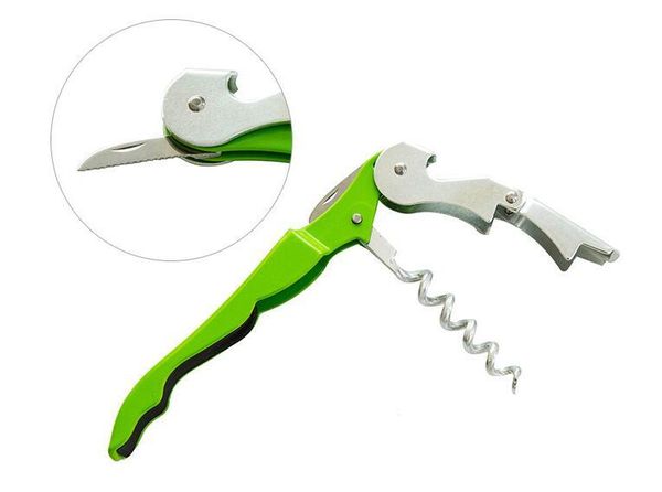 

color multifunctional metal bottle opener stainless steel bottle opener handle double bottle opener creative promotional gifts