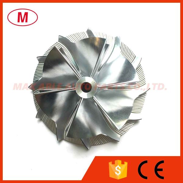 

rhf5 54.06/71.40mm 6+6 blades high performance turbo billet compressor wheel/aluminum 2618/milling wheel for turbocharger cartridge/chra