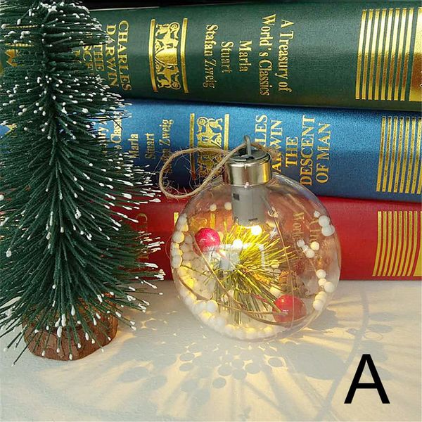 

led creative snowflake festival decoration christmas ball #bo