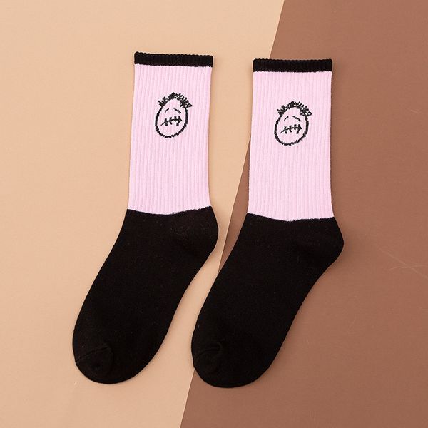 

men's socks men's socks mens fashion casual cotton breathable with 4 colors skateboard hip hop for male t2301313, Black