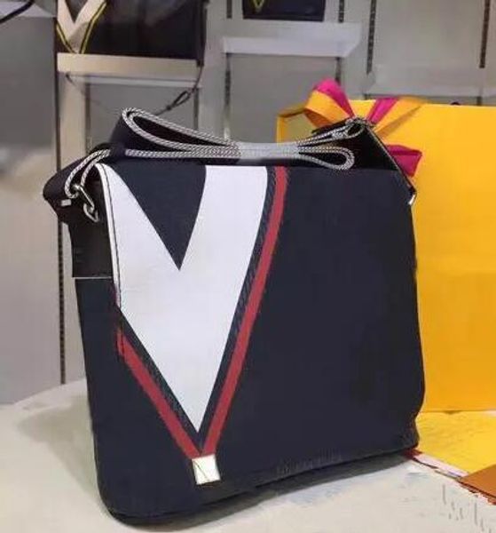 

Урожай плед дизайн мужская сумка через плечо повседневная деловая сумка с магнит