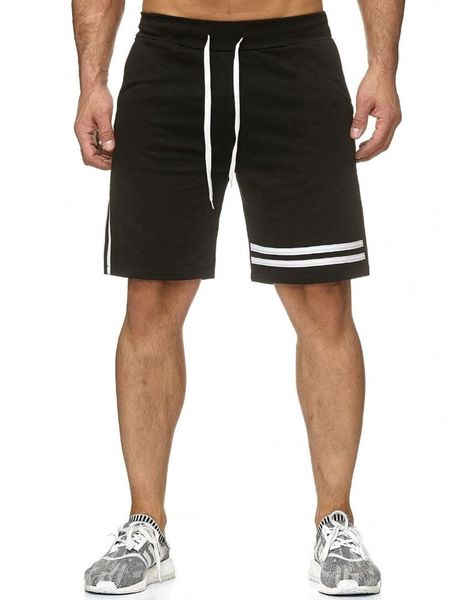 

2019 men short pants summer sportwear shorts men casual soft short mens jogging clothing, White;black