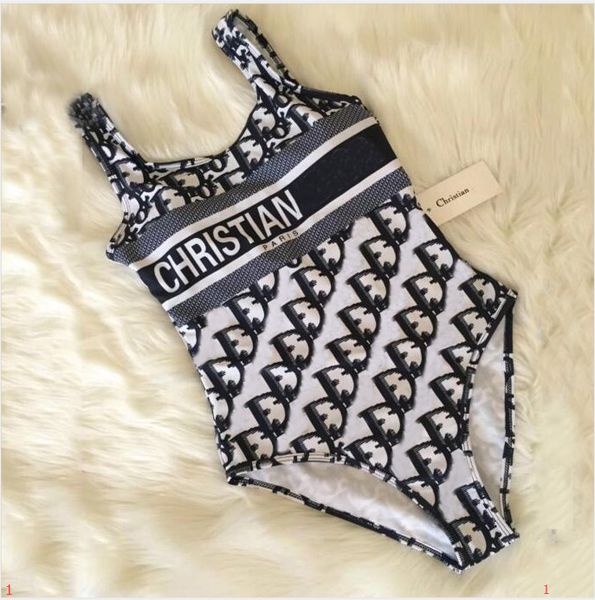 

2020 summer one-pieces swimsuit designer bikini set three- point for women summer two-piece bikini suits set swimming with letter, White;black