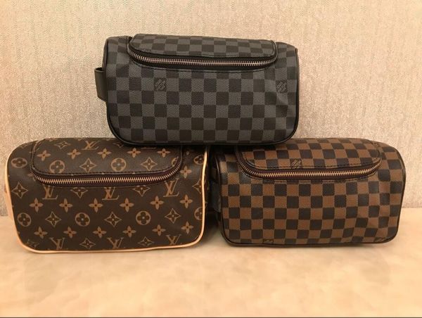 

high-end quality single zipper men travelling toilet bag fashion women wash bag large capacity cosmetic bags makeup toiletry bag pouch walle