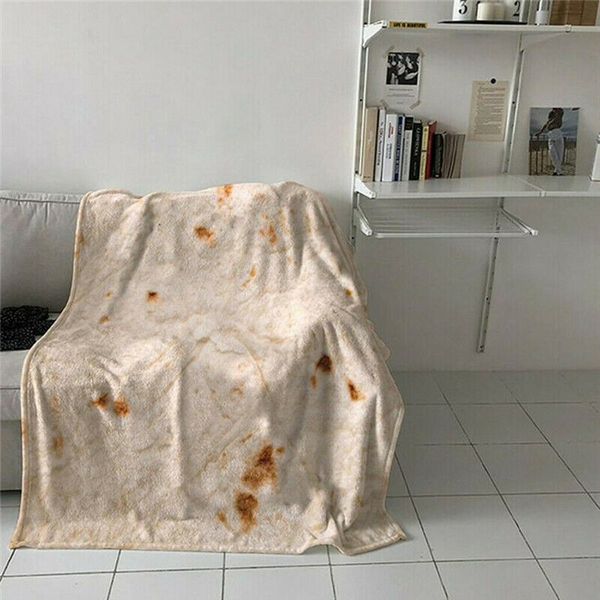 

home textile printed pattern soft burrito pancake wrap blanket flour tortilla swaddle throw sleeping bedroom