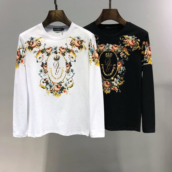 

d king flower brand mens sweatshirts women luxury hoodies thin pullover luxury design clothing casual solid shirts thin blouse b2 b105253l, Black