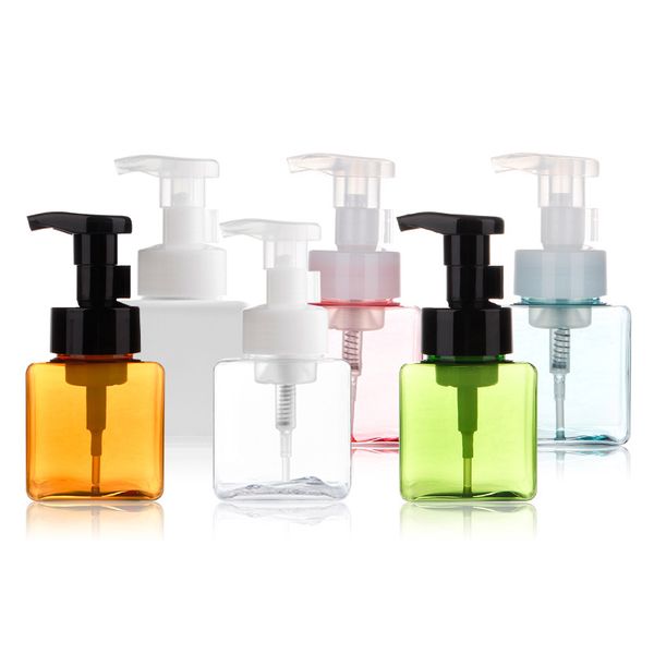 

250ml plastic soap dispenser bottle square shape foaming pump bottles soap mousses liquid dispenser foam bottles perfume bottle gga2087