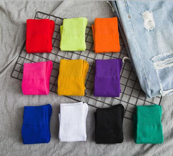 

1pair=2pcs cotton women sock fashion winter long sport woman socks casual warm sweat socks gift lady socks, Black