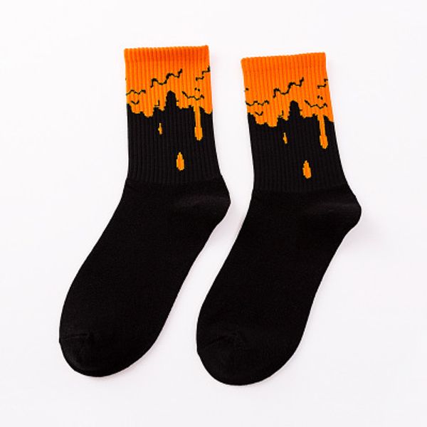 

2020 designer men and women socks new sports long socks casual breathable printed stocking 4 colors mens underwear, Black