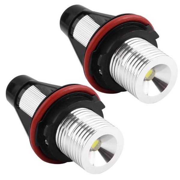 

1 pair 12v car anti-lumen 6000k 5w waterproof shockproof angel eyes led light lamp aluminum alloy case for e60 e61 e39 e53