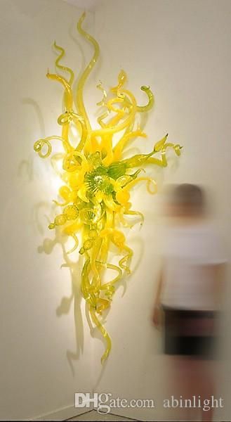 

custom decorative hand blown glass wall lamps style art decor pretty coloured murano glass wall sconce for home decor