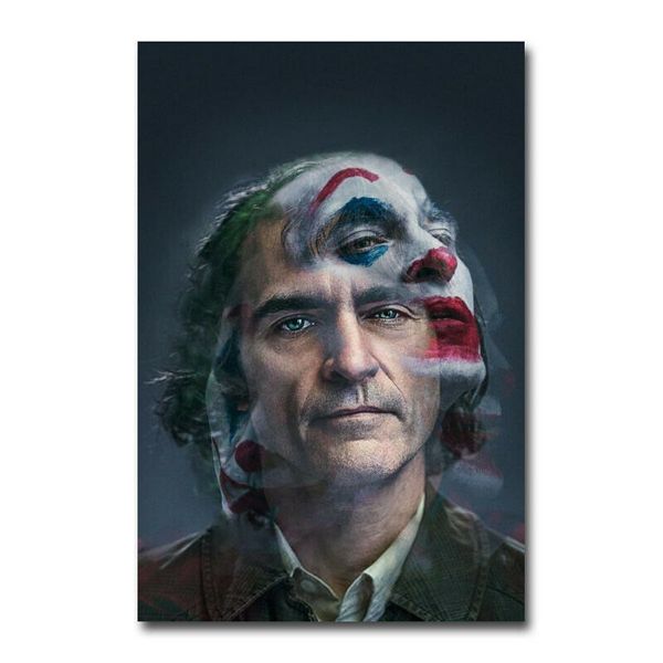 

p-33 art joker 2019 comics movie joaquin phoenix l-w canvas poster for room decoration print 20x30 24x36 27x40 inch