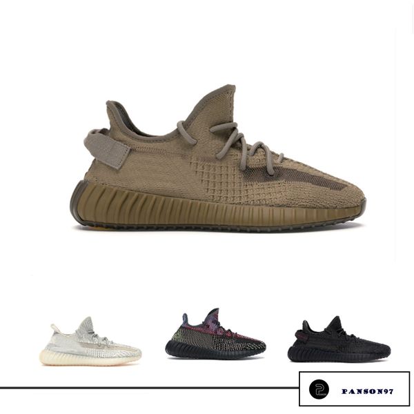 

yeezy 350 v2 runner обувь primeknit og тройной черные белый камуфляжа дизайнер обувь для мужчин runner спортивной обуви eur 36-45, Black