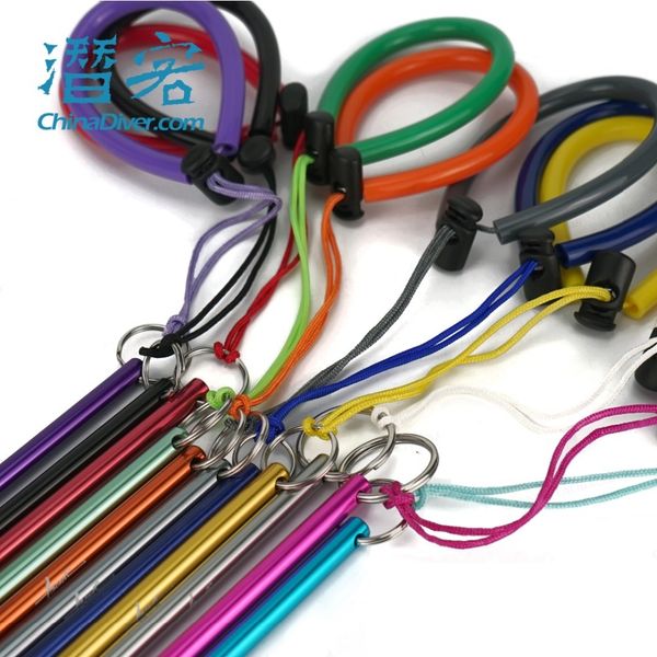 

good quality scuba diving 350mm aluminium alloy lobster dividing stick pointer rod with lanyard underwater