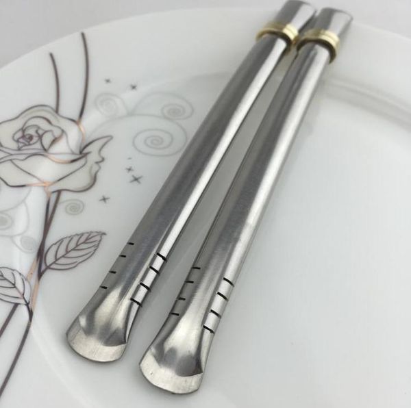 

creative stainless steel drinking straw filter handmade yerba mate bombilla washable tool lin5117