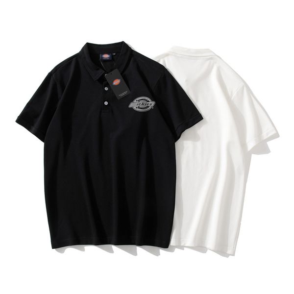 

2020/dickies designer men's polo luxury cotton t-shirt fashion letter pattern short sleeve m-xxl promotional price, White;black
