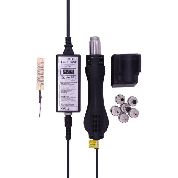 

pigong 8858 us eu portable bga rework solder station air blower heat gun pigong8858+heater