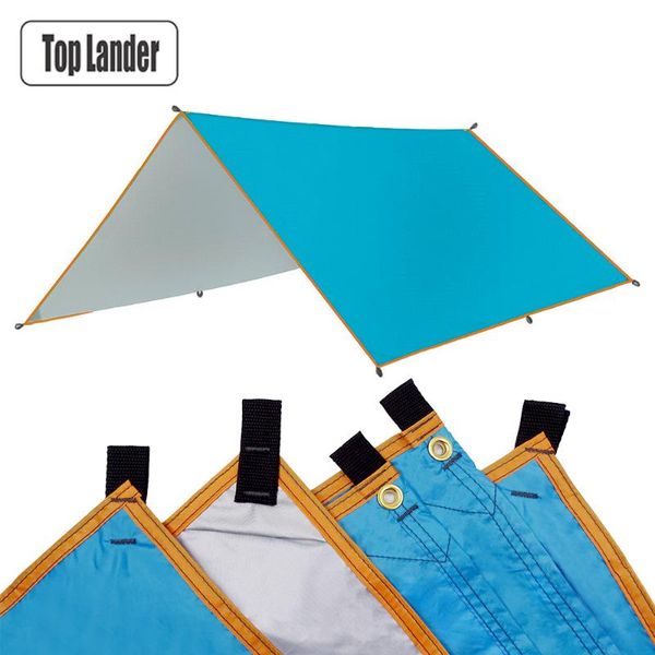 

3mx3m beach sun shelter tarp tent shade ultralight uv garden awning canopy sunshade outdoor camping hammock rain waterproof