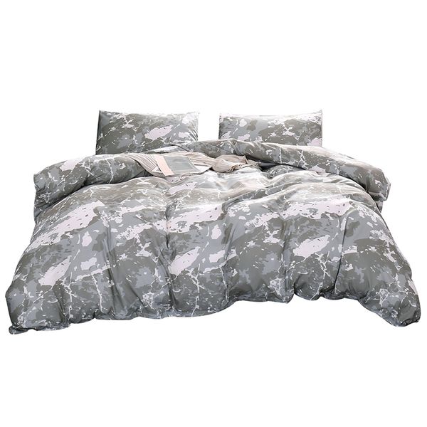 

bedding sets 3pcs printed sanded quilt cover set home textile bedclothes usa polyester flat sheet pillowcases