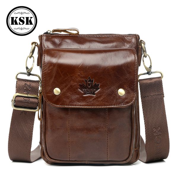

men's shoulder bag genuine leather bag messenger bags for men 2019 fashion flap luxury shoulder crossbody bags ksk