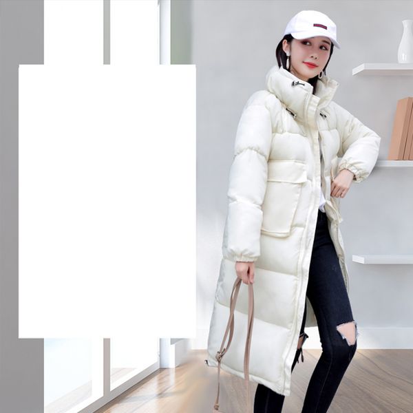 

лива девушка зимняя куртка женщины стенд воротник длинные хлопок padded женщины outwear пальто parka, Black