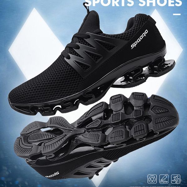 

sneakers lightweight fashion 39~46 breathable 2019 man sneakers #lak10, Black