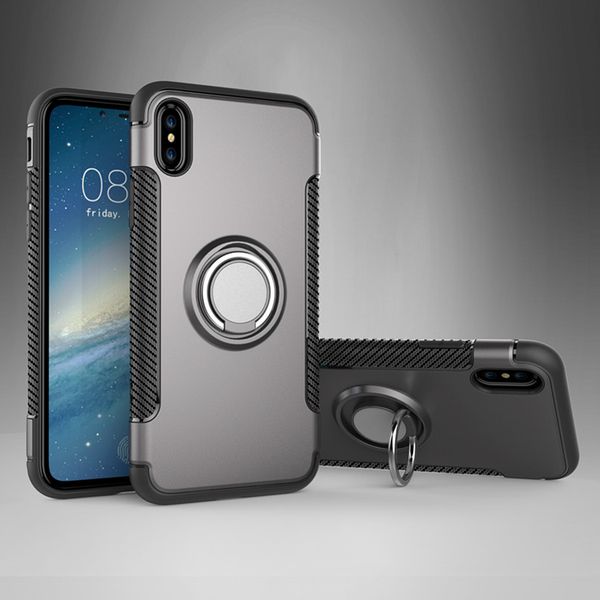 

10pcs case for iphone xs sgp spigen case magnetic bracket cover ring buckle anti-fall shell for iphone xs max xr x 8 7 6plus ready stock