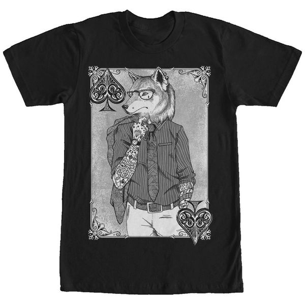 

Lost Gods Tattooed Fox Man Mens Graphic T Shirt