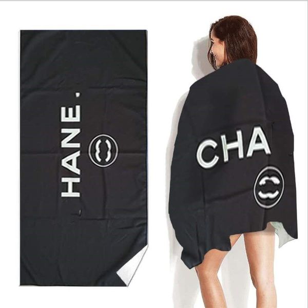 

2020 70*150cm bathing towel summer beach towels fashion designer letters printing body towel home washing use robes dhl 6 styles tr8602