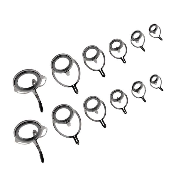 

12шт удочка line / eye ring double leg направляющие для прядения / casting rod