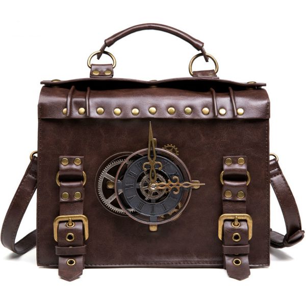 

steampunk ladies industrial vintage ladies shoulder crossbody bag