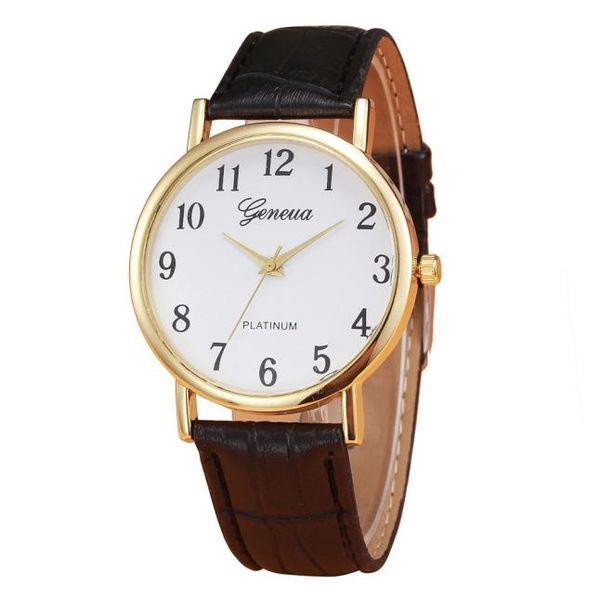

2018 luxury women watch retro design leather band analog alloy quartz wrist watch hipping & wholesale mnycxen #d, Slivery;brown