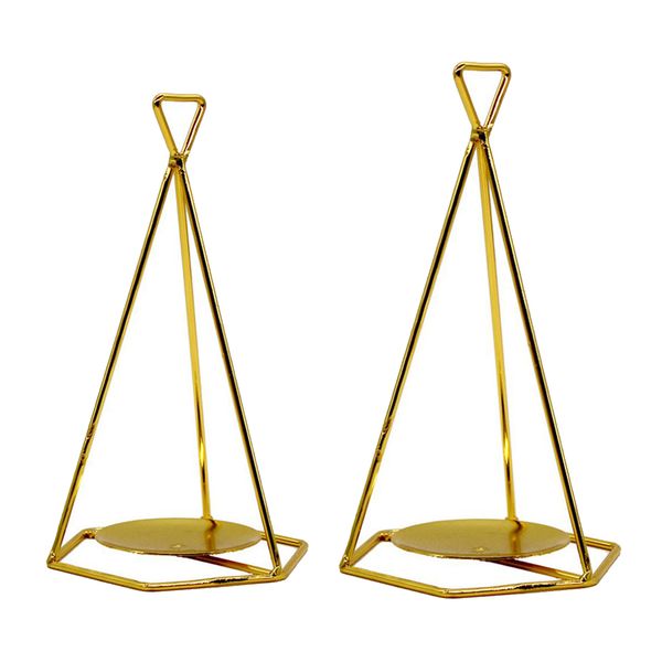 

2pcs 3d подсвечник centerpieces party favor для отеля desktop ресторан