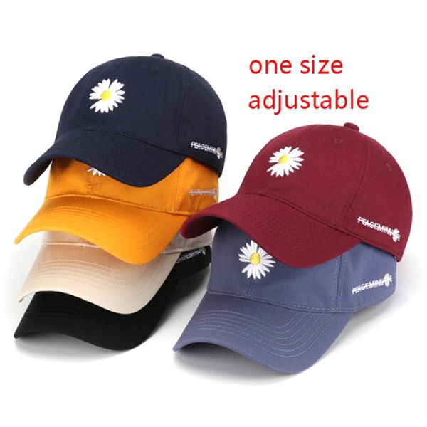 

little daisies baseball cap hat summer embroidery outdoor sports caps, Yellow