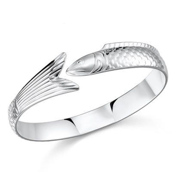 

серебряные браслеты класса люкс браслет серебряные позолоченные браслеты для рыбы серебряные браслеты ручной работы браслеты, Black