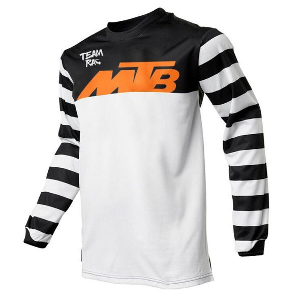 

mtb racing team горный велосипед мотоцикл задействуя джерси dh mx shirt, Black;red