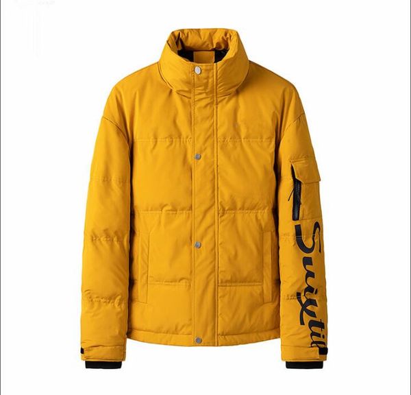 

2019 new ft9803 winter men fashion thick parkas men snow coats breathable warm thermal winter down cotton jakcet men brand clothing, Black