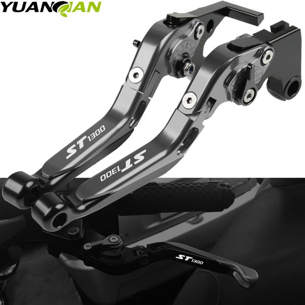 

for st1000 st 1300 2008-2012 2010 2011 motorcycle clutch brake lever cnc aluminum extendable adjustable foldable levers