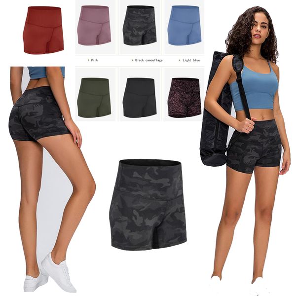 

yoga lu shorts pants womens running short gym clothes women outfits sportswear girls exercise fitness wear shorts, White;red