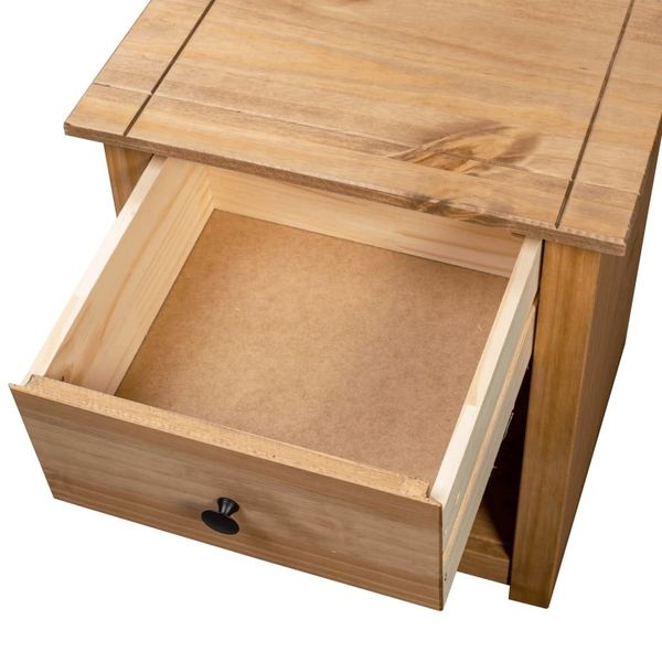 

solid pine wood bedside table panama range 46x40x57 cm dining room furniture
