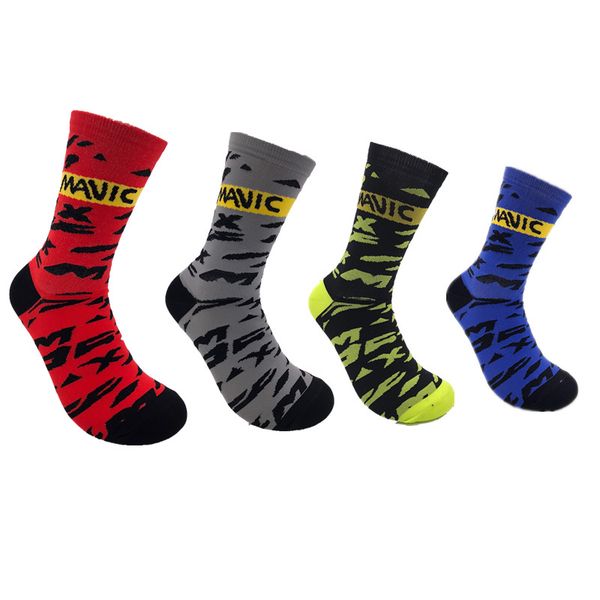 

new professional cycling socks protect feet breathable wicking sock outdoor road bike nylon socks bicycle accessories, Black