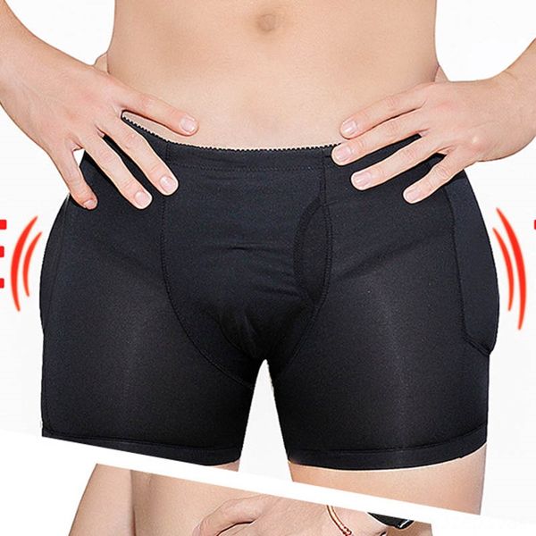 

men butt lifter outdoor wear athletic & outdoor apparel shapewear hips padded underwear boxers enhancing hip enhancement pad sweat absor, Brown;gray