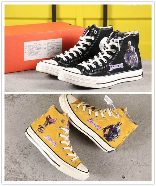 

1970-х годов серии high-top кроссовки lion kingx 1970-х годов дань брайанту дань молодежи высокое качество мужчины женщины повседневная обув