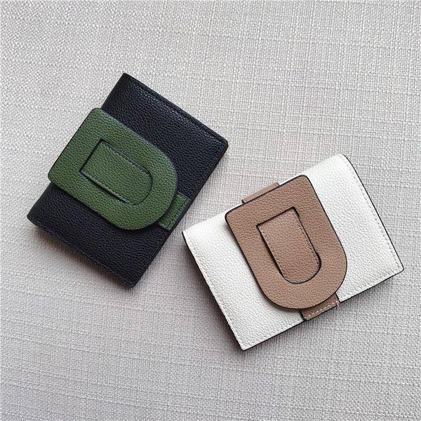 

elegant2019 женщина мэм короткий фонд натуральная кожа больше функции складной кошелек хит цвет два перелома пенни пакет