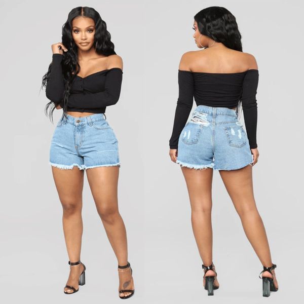 

liberjog джинсовые шорты женские короткие джинсы летние студенческие женские 2020 slim lady короткие брюки синие шорты мода befree, Blue