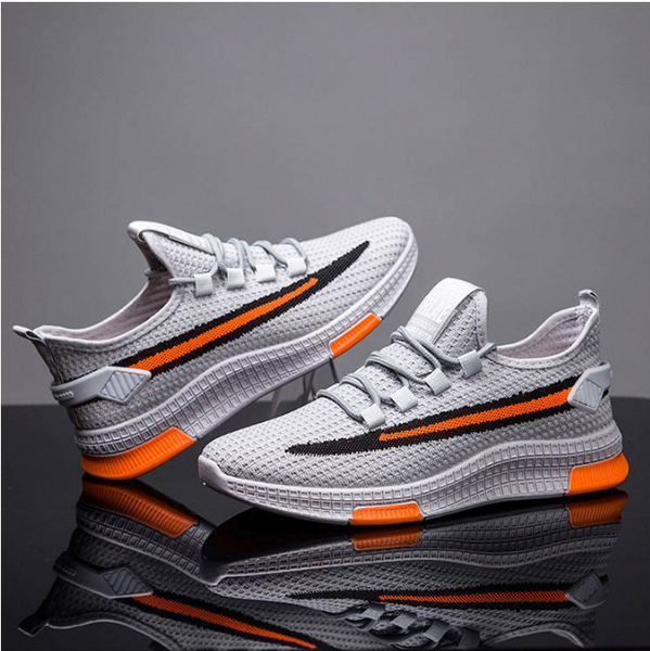 

men sneakers 2020 new men shoes lace up breathable mesh male trend shoes tenis masculino fashion casual krasovki, Black