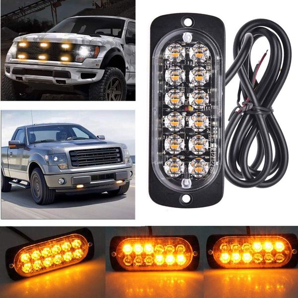 

paieimai light led assembly 36w 18w 12w 12v led car strobe light warning lamp truck emergency flashing firemen lights